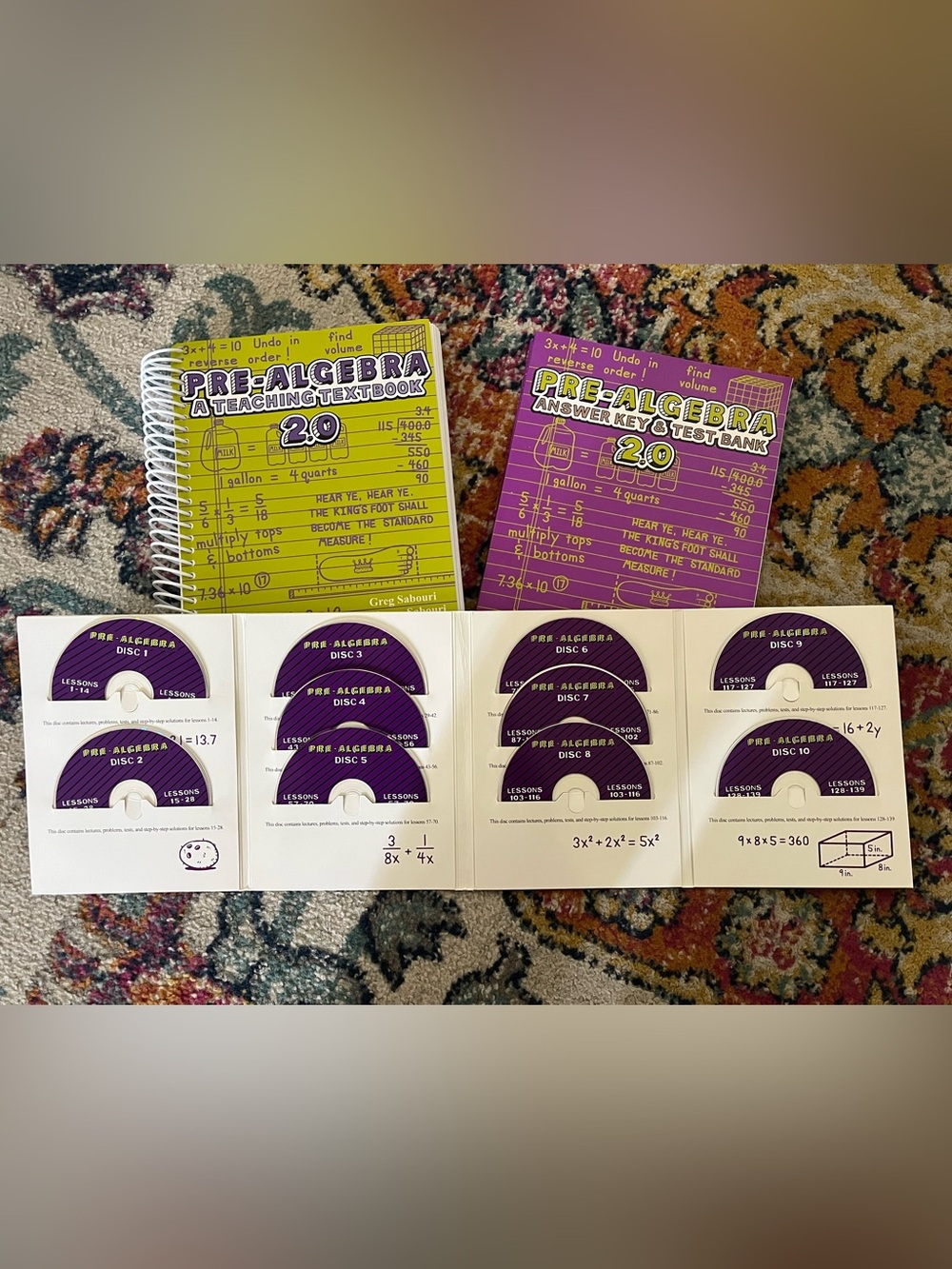 Teaching Textbooks Pre-Algebra 2.0 Complete Bundle *Brand New*